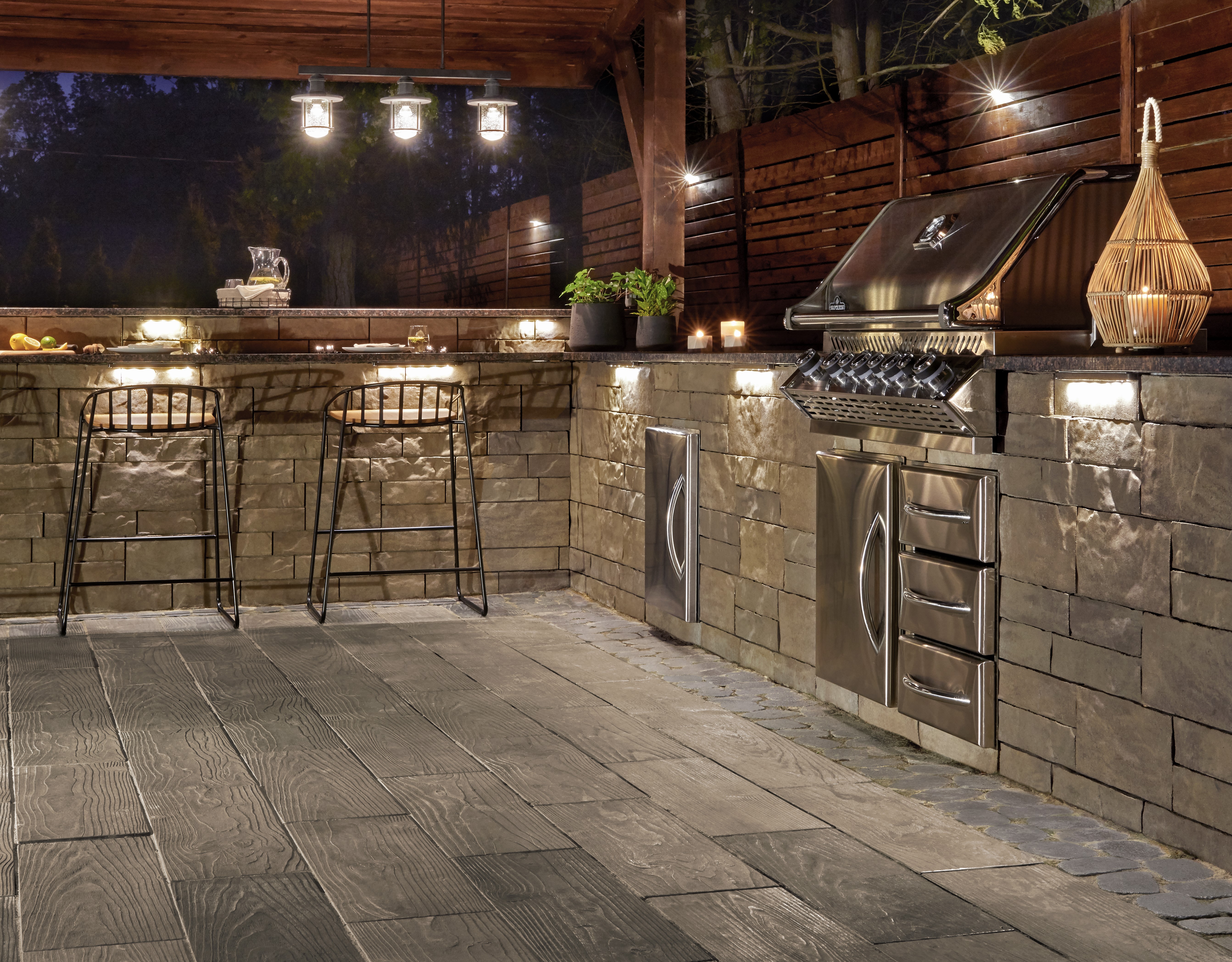 Nuestra cocina exterior en el patio trasero Brandon