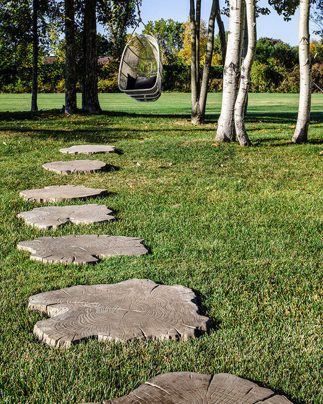 Losas para caminos con losas para caminos Borealis de Techo-Bloc
